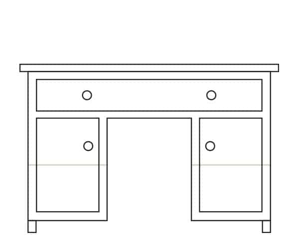 Graphic of Dressing table / desk